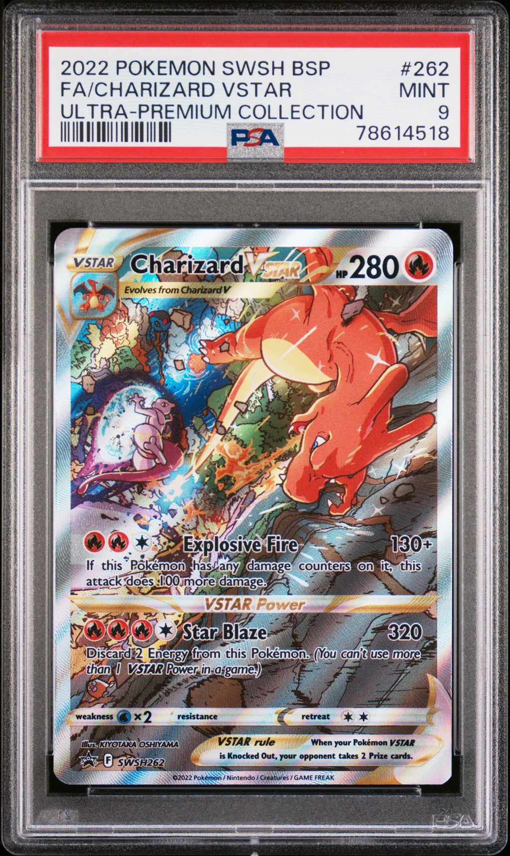 Charizard VSTAR SWSH262 Ultra Premium Collection PSA 9 Mint