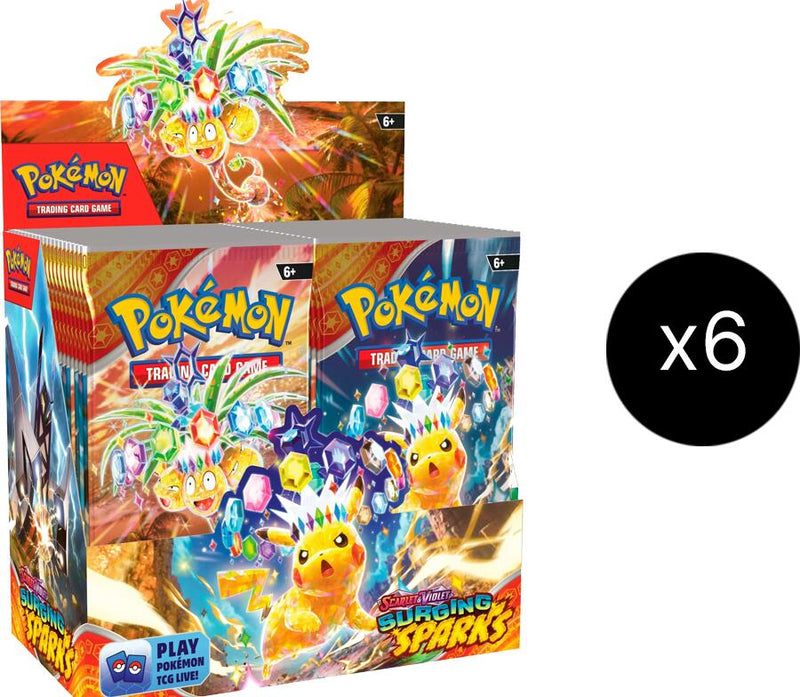 Scarlet & Violet: Surging Sparks - Booster Box Case PRE-ORDER Releases 11.08