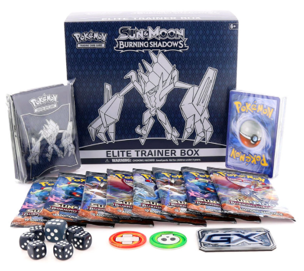 Pokemon sun and moon burning outlet shadows etb