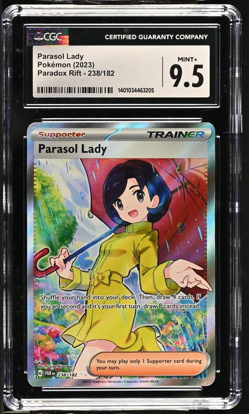 Parasol Lady 238/182 Scarlet & Violet: Paradox Rift CGC 9.5 1401034463205