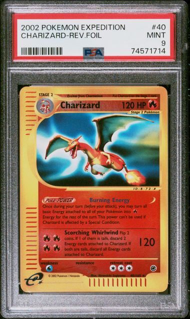 Charizard 40/165 Expedition Reverse Foil PSA 9 74571714