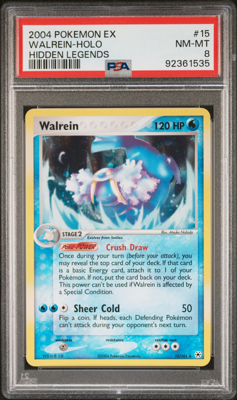 Walrein 15/101 Hidden Legends PSA 8 92361535