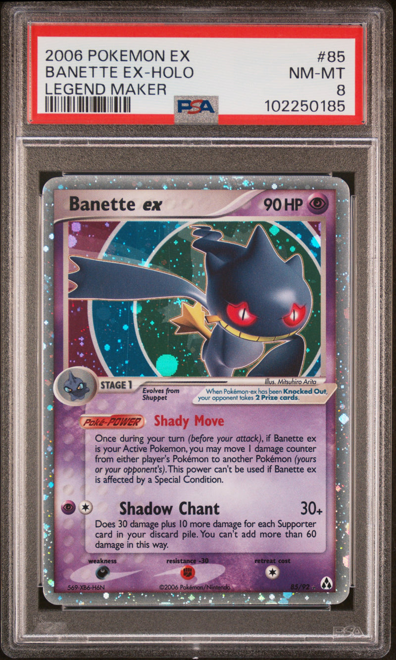 Banette ex 85/92 ex Legend Maker PSA 8 102250185