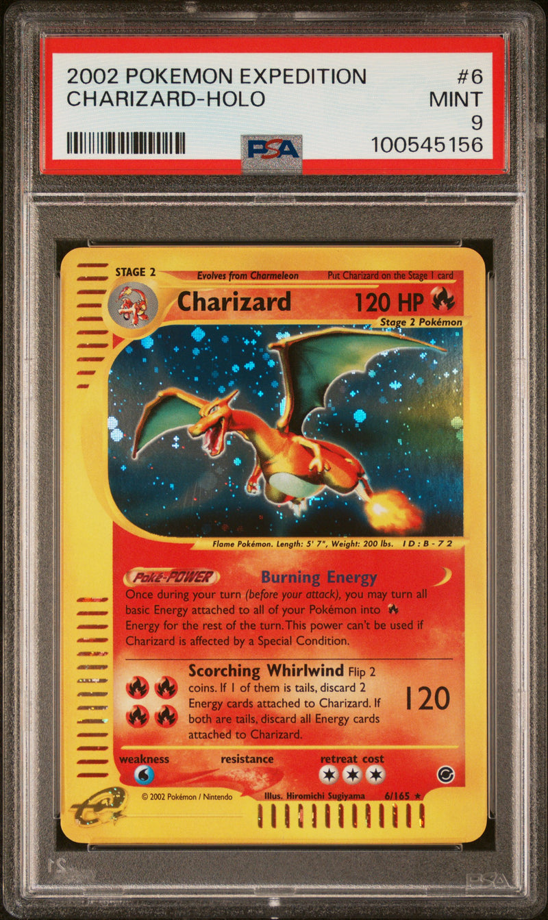 Charizard 6/165 Expedition PSA 9 100545156