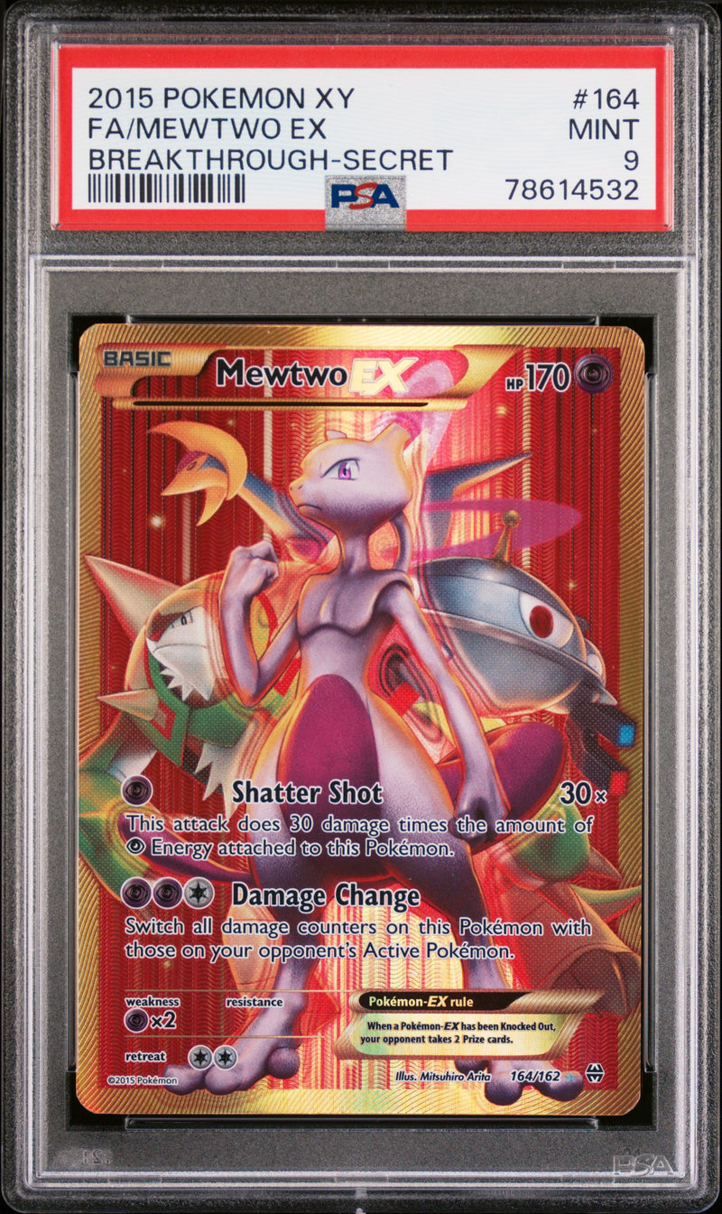 Mewtwo EX good (SR) CGC 9, 164/162