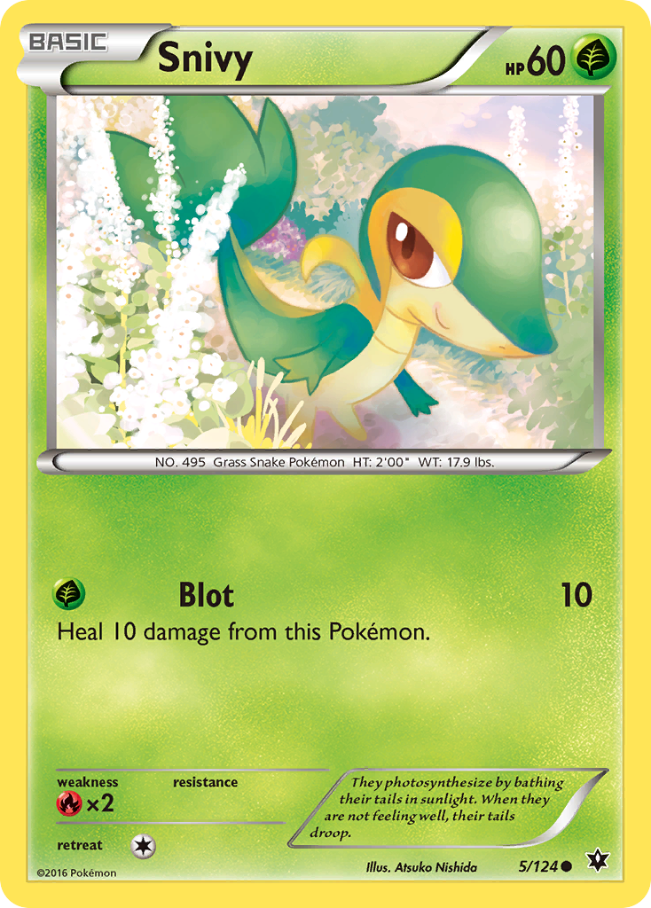 Snivy (5/124) [XY: Fates Collide]