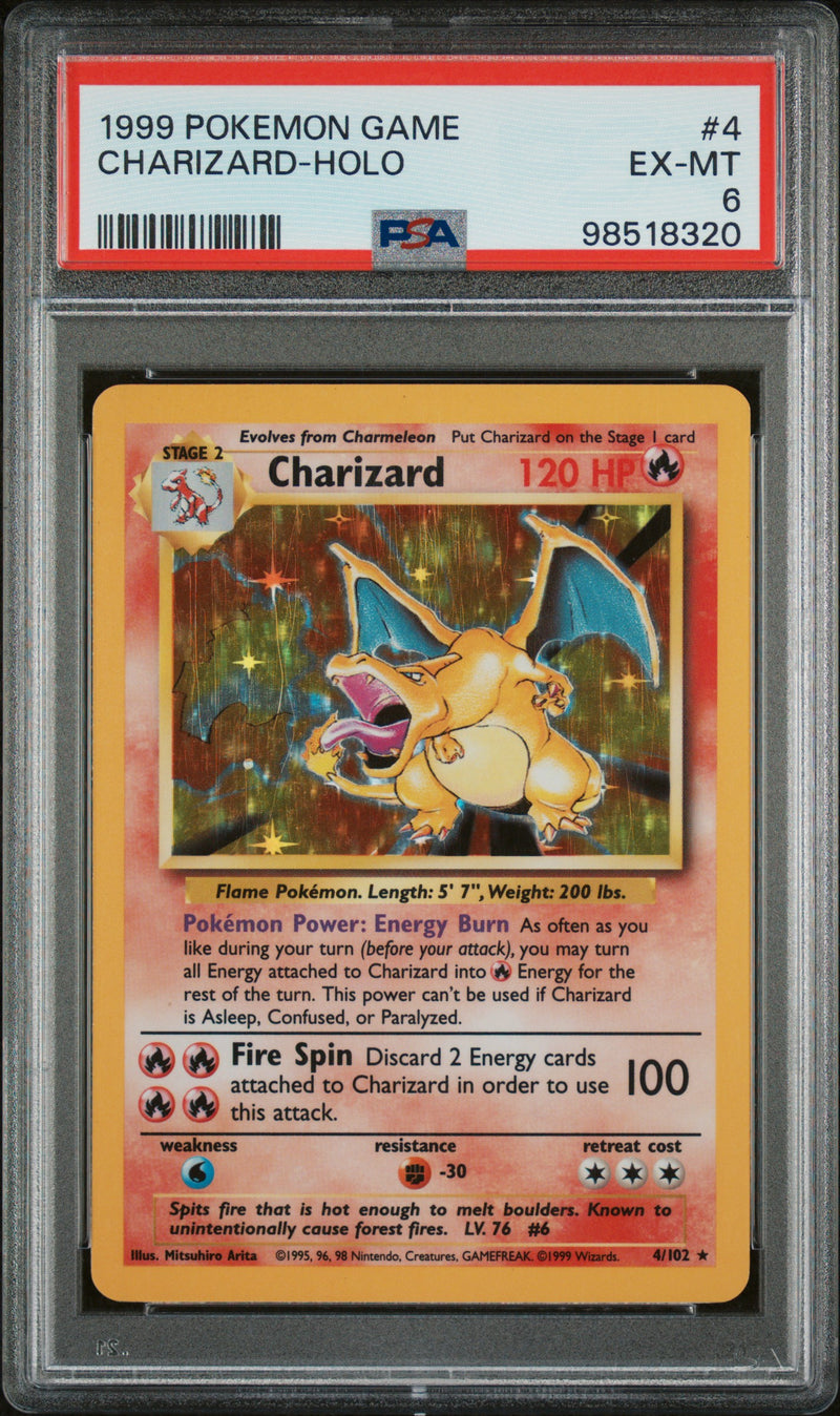 Charizard 4/102 Base Set PSA 6 98518320