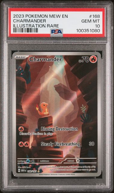 Charmander 168/165 Scarlet & Violet: 151 PSA 10 100351080