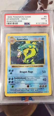 Gyarados 6/102 Base Set Shadowless PSA 9 41510844