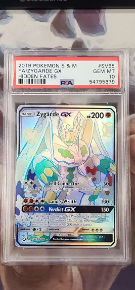 Zygarde GX SV65/SV94 Hidden Fates PSA 10 54795879