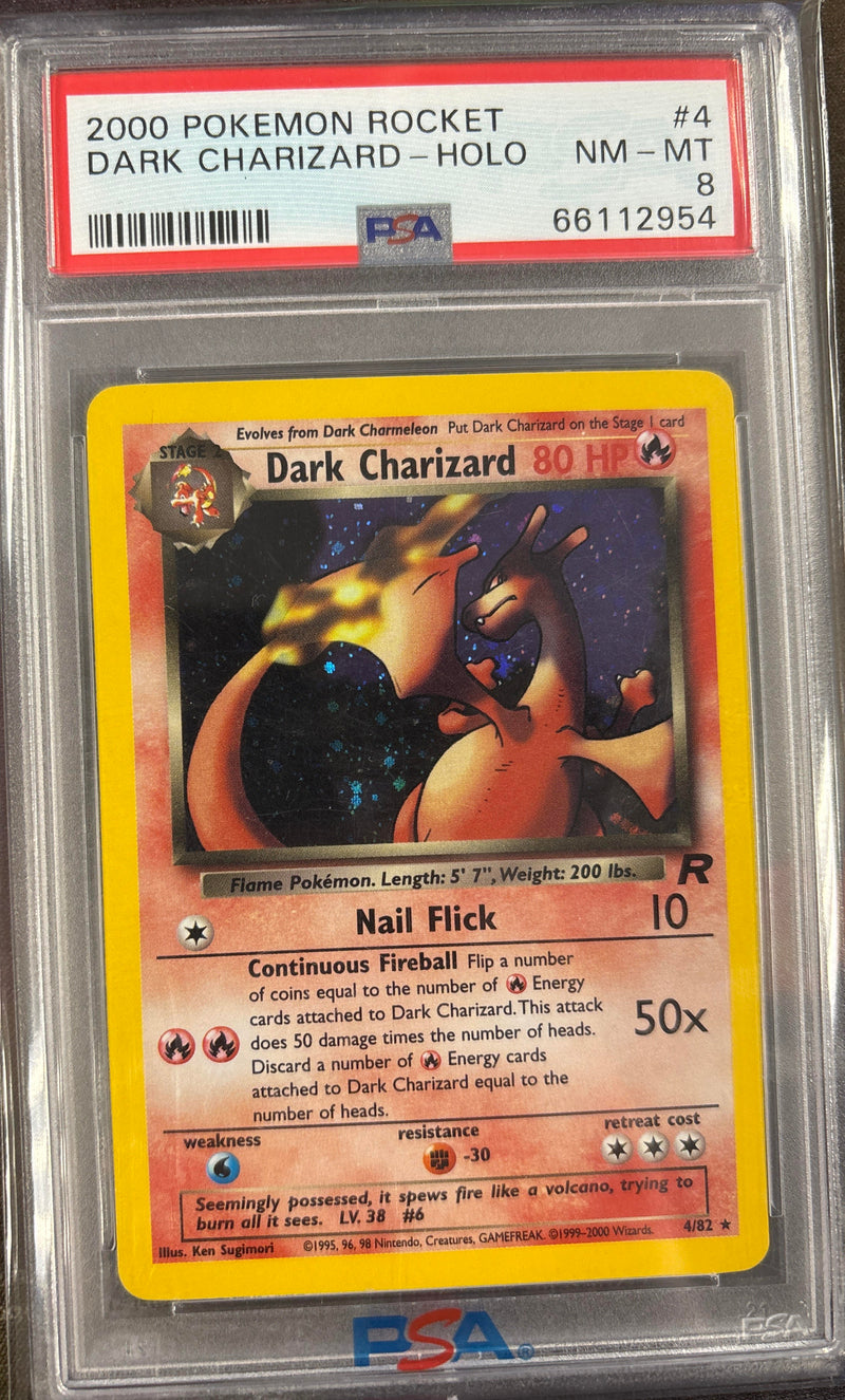 Dark Charizard 4/82 Team Rocket PSA 8 66112954