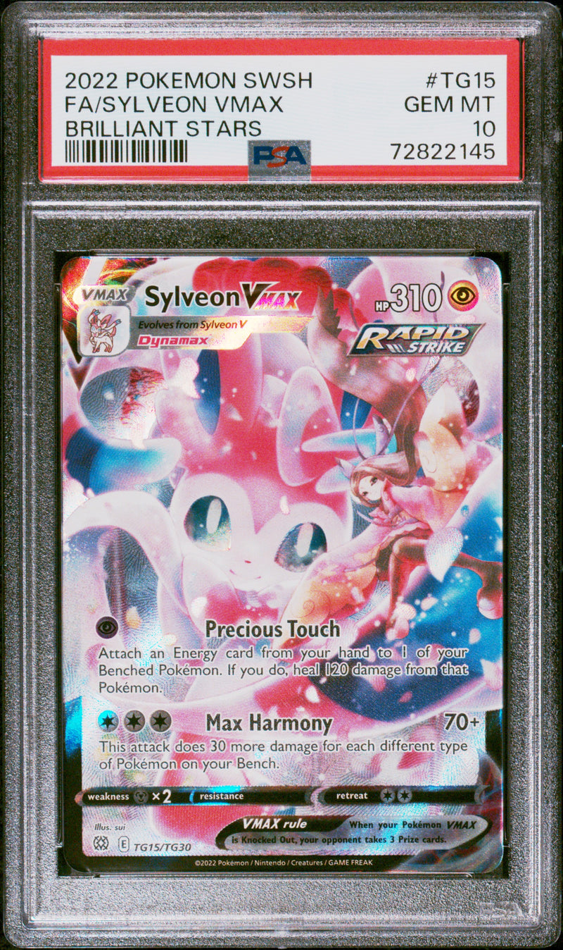 Sylveon VMAX TG15 Brilliant Stars PSA 10 72822145