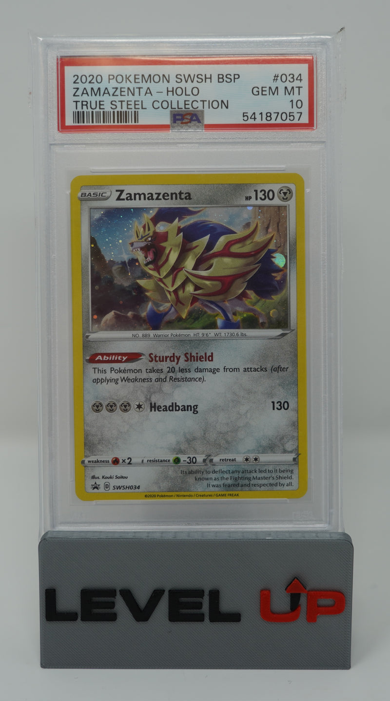 Zamazenta SWSH034 Holo True Steel Collection PSA 10 54187057