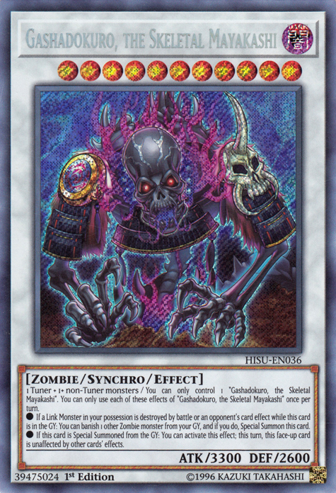 Yasha, the Skeletal Mayakashi - HISU-EN031 - Super Rare - Duelshop