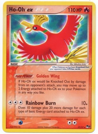 Ho-Oh Ex All Pokemon Cards