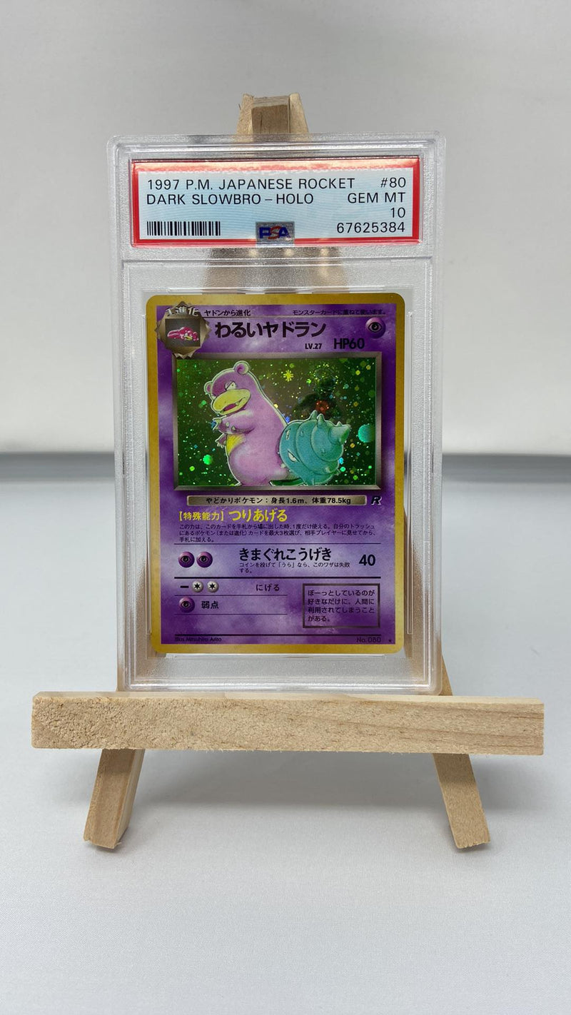 Dark Slowbro Japanese Team Rocket PSA 10 67625384