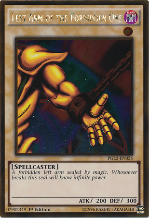 Left Arm of the Forbidden One [PGL2-EN025] Gold Rare