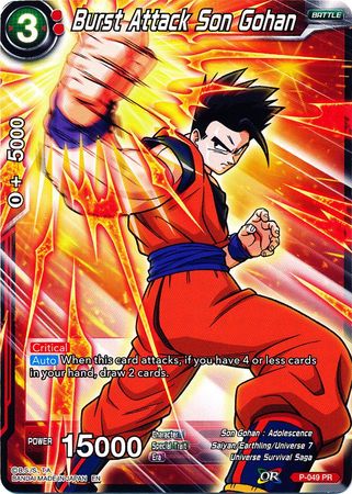 Burst Attack Son Gohan (Alternate Art) [P-049]