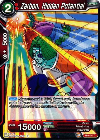 Zarbon, Hidden Potential [TB3-013]