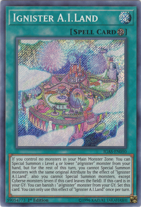 Ignister A.I.Land [IGAS-EN050] Secret Rare