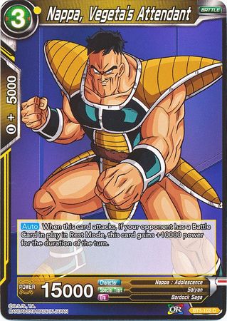 Nappa, Vegeta's Attendant [BT3-102]