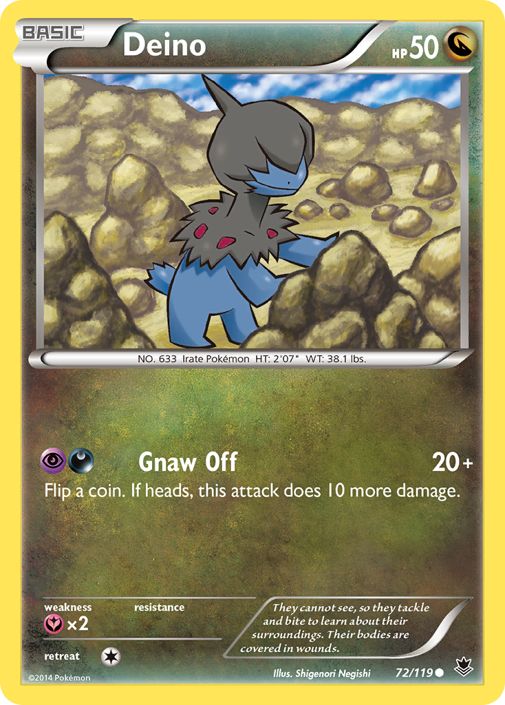 Deino (72/119) [XY: Phantom Forces]