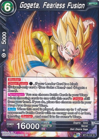 Gogeta, Fearless Fusion [BT12-137]