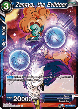 Zangya, the Evildoer (Common) [BT13-050]