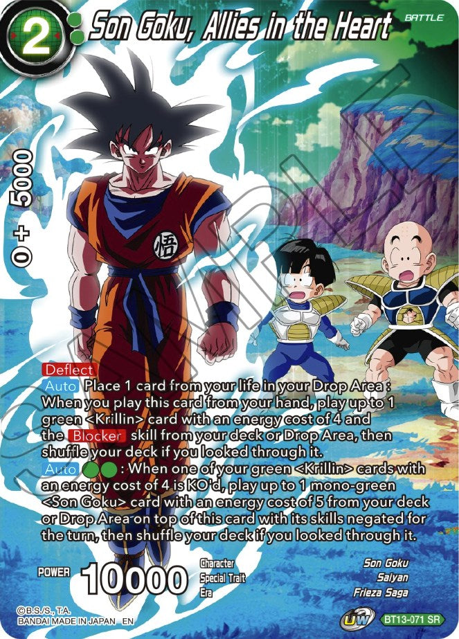 Son Goku, Allies in the Heart (BT13-071) [Theme Selection: History of