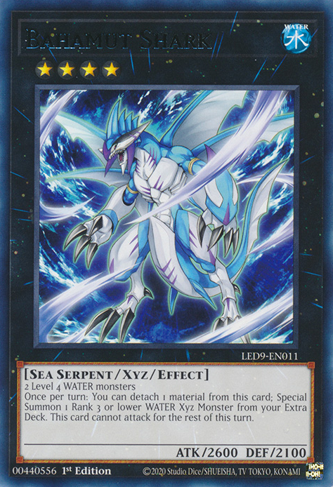 Yugioh Ultra Rare Fish Sonar LED9-EN020