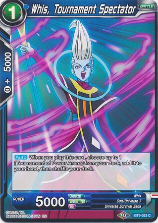 Whis, Tournament Spectator [BT9-033]